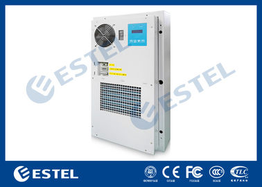 IP55 Waterproof Telecom Cabinet Air Conditioner Penutup Baja Galvanis Presisi Tinggi DC48V