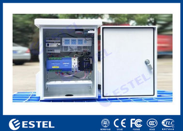 Cold Rolled Steel Outdoor Power Cabinet, Kabinet Peralatan Telekomunikasi Tahan Debu