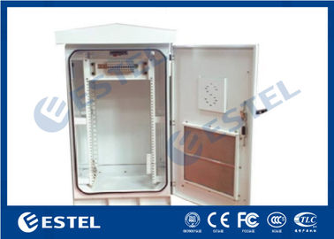 Sistem Terintegrasi Aluminium Telecom Cabinet Outdoor 19 Inch Rack Fans Cooling