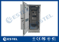 IP55 Waterproof Outdoor Telecom Cabinet Dua Pintu Dengan AC 1500W