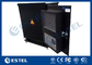 IP55 Galvanized Steel 20U Outdoor Telecom Cabinet Untuk Peralatan Telekomunikasi Dengan PDU Di Dalam