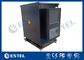 IP55 Galvanized Steel 20U Outdoor Telecom Cabinet Untuk Peralatan Telekomunikasi Dengan PDU Di Dalam