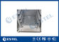 17U Aluminium Material Outdoor Telecom Cabinet Dengan 300W 24VDC Air Conditioner
