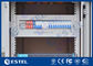 Kabinet Data Luar Ruangan Termostatik IP55 Anti Corrosion Powder Coated Persetujuan CE
