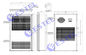 Penukar Panas Kandang DC48V 180W / K IP55 R134A Pemasangan Tertanam Refrigeran