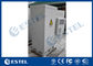 Floor Mount Outdoor Telecom Equipment Cabinet IP55 AC 220V Dengan Sistem Penyearah