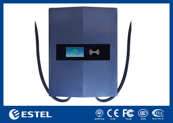 3Phase CE Fast Charging EV Charger 25kW 50A DC Dengan 2 Pistol yang dipasang di dinding