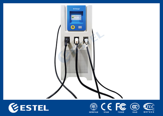 DC 60kw Dan AC 43KW Stasiun Pengisian Mobil Listrik EV Stasiun Pengisian