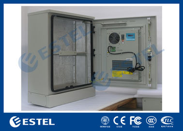 Kabinet Telekomunikasi Luar Ruangan Stainless Steel Dengan Sistem Pendingin / Kandang Telekomunikasi Tipe AC