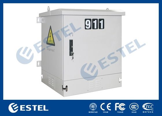 Keamanan Dinding Tunggal Kandang Listrik Luar Ruangan Mendukung Dinding Terpasang / Tiang dan Lantai Terpasang