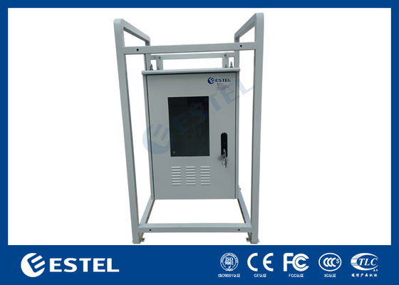 19inch Outdoor Telecom Equipment Cabinets IP55 Waterproof Lantai dipasang kandang