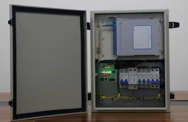 220V AC Input / Output DC 48V Kabinet Daya Luar Ruang UPS Sistem Baterai Cadangan
