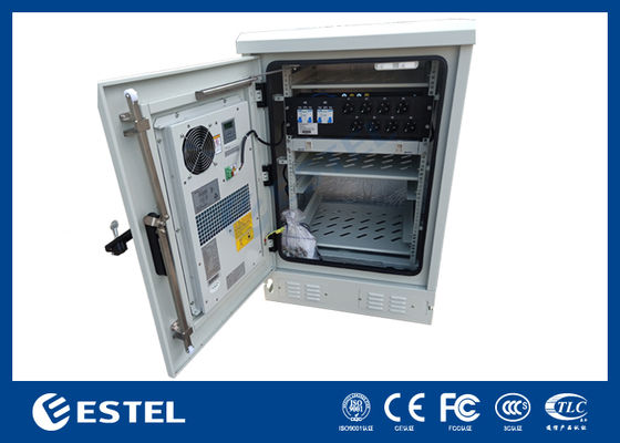 Kabinet Telekomunikasi Luar Ruangan IP55 dengan PDU dan ODF untuk Sistem Tenaga Telekomunikasi