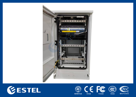 Kabinet Telekom Luar Dengan Sistem Daya Telekom 24kW, DC Power Supply Rectifiers Kabinet Peralatan Telekom