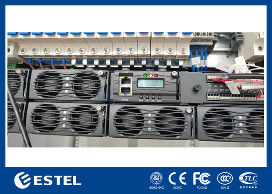 Sistem Daya Telekomunikasi Luar Ruangan Rectifier Kabinet Luar Ruangan 30U dengan Sistem Daya DC Telekomunikasi yang dapat ditingkatkan 9kW hingga 18kW
