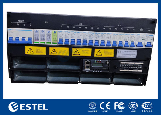 5U Industrial Intelligent Telecom Rectifier Solusi AC ke DC48V dengan Remote Management