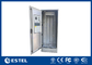IP Rated AC Telecom Cabinet Rak Luar Ruangan 46U Powder Coated Enclosure