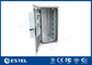Pole Mounted Outdoor Telecom Enclosure 19 '' 24U Telecom Equipment Cabinets