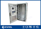 Pole Mounted Outdoor Telecom Enclosure 19 '' 24U Telecom Equipment Cabinets