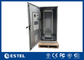 Outdoor Floor Mounted Cabinet 19 Inch Rack Dengan PDU Dan Air Conditioner
