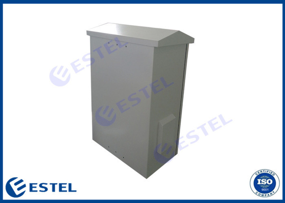 IP55 Pole Mounted Enclosure 19 Inch Rack Kabinet Baterai Luar Ruangan Kecil