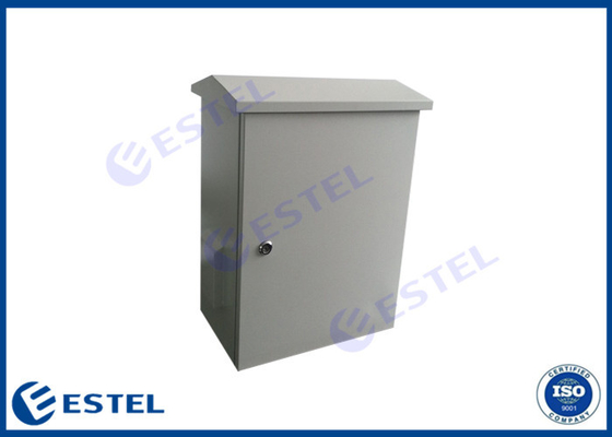 IP55 Pole Mounted Enclosure 19 Inch Rack Kabinet Baterai Luar Ruangan Kecil