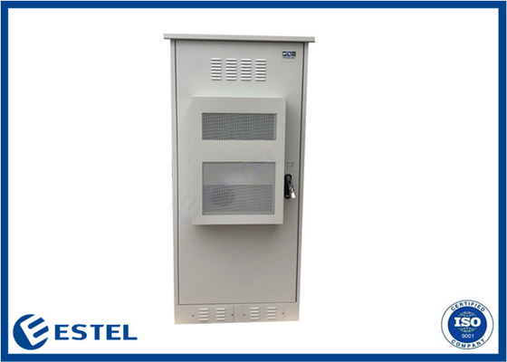 IP55 38U Telecom Cabinet 304 Stailess Steel Single Wall Tebal 1.2mm Dengan DDF