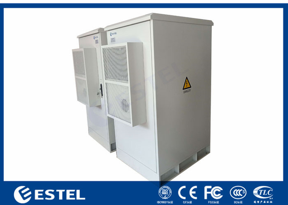 20U 1,2m Tinggi Lantai Dipasang Peralatan Lingkungan Luar Ruang 19 Inch Rack Cabinet