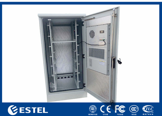 20U 1,2m Tinggi Lantai Dipasang Peralatan Lingkungan Luar Ruang 19 Inch Rack Cabinet