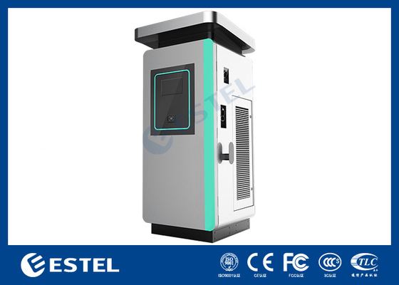 Stasiun pengisian daya mobil listrik 240kw DC Pengisi daya mobil EV kendaraan energi baru dengan senjata ganda