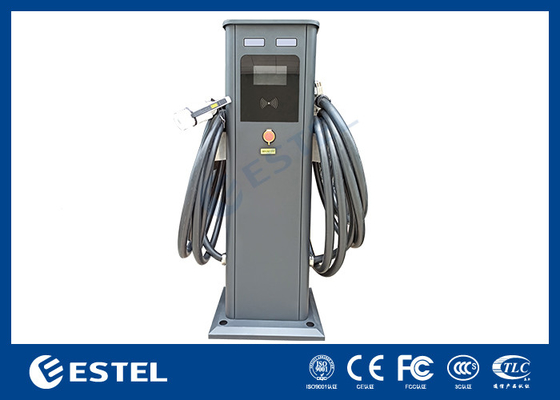 Stasiun pengisian listrik AC EV di luar ruangan 3 Fase 22kw EV Charger Dengan Kabel 5M