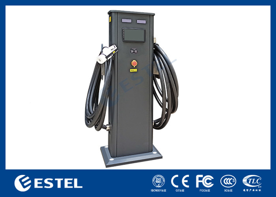 Stasiun pengisian listrik AC EV di luar ruangan 3 Fase 22kw EV Charger Dengan Kabel 5M