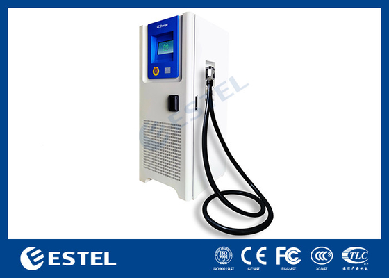 OEM EV 60kw DC Pengecas Cepat Stasiun Pengisian EV Komersial Tumpukan 30 menit Pengisian Cepat
