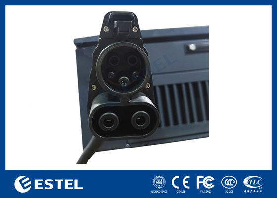 Dual Guns DC Fast EV Charger 40kw 3Ph Wall Box Car Charger Dengan IP54 Enclosure
