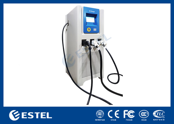 DC 60kw Dan AC 43KW Stasiun Pengisian Mobil Listrik EV Stasiun Pengisian