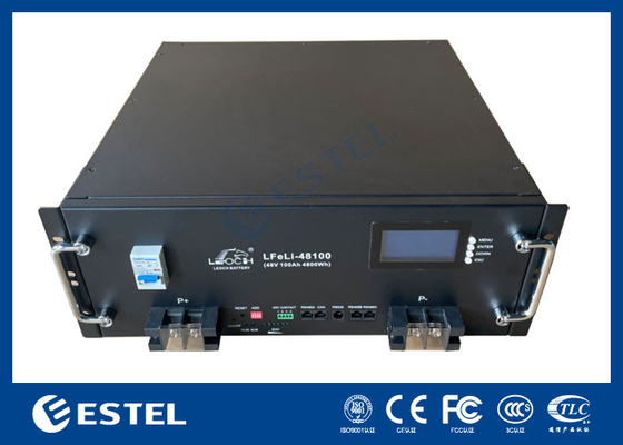 Baterai Lithium Iron Phosphate 100Ah 48VDC untuk Kabinet Luar Telekomunikasi