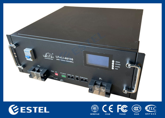 Baterai Lithium Iron Phosphate 100Ah 48VDC untuk Kabinet Luar Telekomunikasi