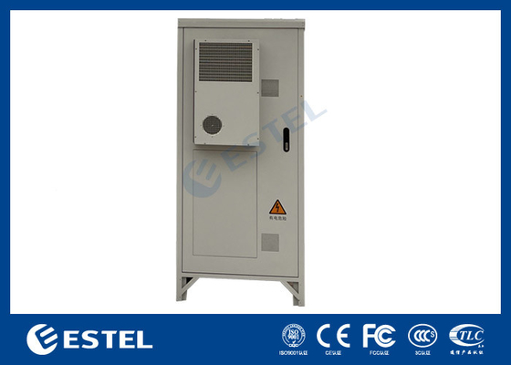 Galvanized Steel Hybrid Telecom Power System 48VDC 300A 40U Outdoor Telecom Cabinet Dengan AC