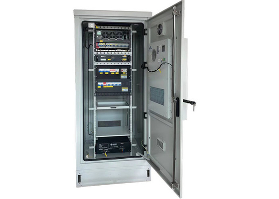 DC48V 450A Sistem Pasokan Listrik Cadangan 19 Inci 6U Standar Pengoreksi Listrik Kabinet Telekomunikasi