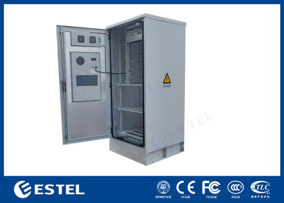 Outdoor 19 Inch Rack Cabinet Baterai Power Kabinet Kontrol Terintegrasi
