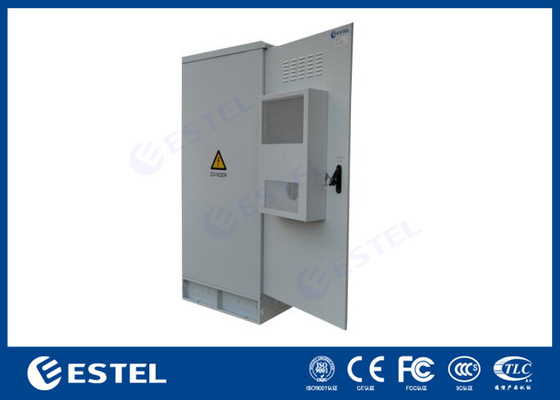 Outdoor 19 Inch Rack Cabinet Baterai Power Kabinet Kontrol Terintegrasi