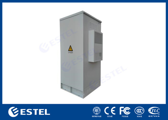 Outdoor 19 Inch Rack Cabinet Baterai Power Kabinet Kontrol Terintegrasi