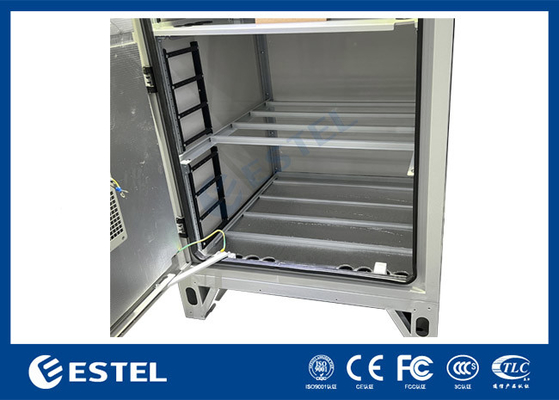 IP55 Outdoor Integrated Cabinet Dengan Sistem Pemantauan Dan AC Untuk Pendinginan