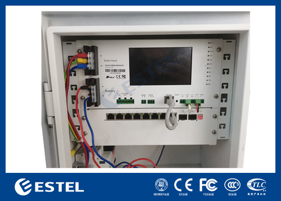 DC 3 Channel Power Outdoor Solar Powered Smart Monitoring Box Dengan Pengontrol MPPT