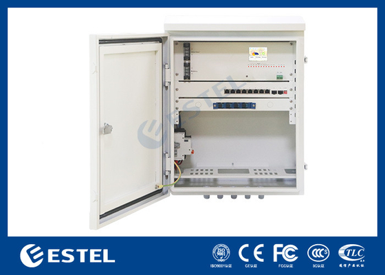 Outdoor Non-Intelligent Pole Mounted Cabinet Solar Powered Box Dengan Fan Model EDBU2082SGPE
