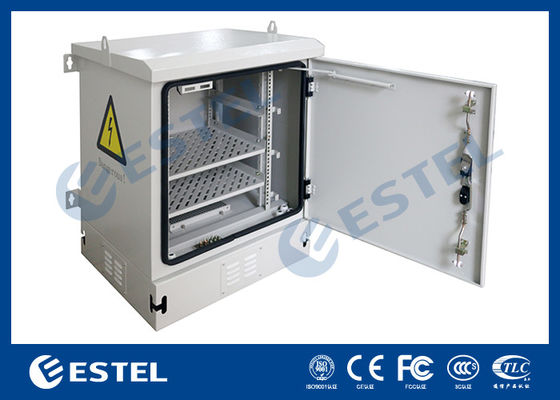 Keamanan Dinding Tunggal Kandang Listrik Luar Ruangan Mendukung Dinding Terpasang / Tiang dan Lantai Terpasang