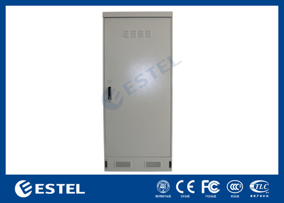 40U IP55 Galvanized Steel Smart Outdoor Cabinet Dengan AC 1500W