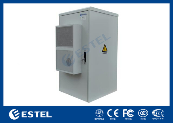 19U Outdoor Cabinet Dengan Rak Baterai Dan Laci Untuk 90A Sistem Rektifier