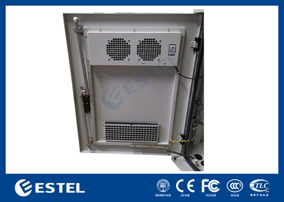 Lemari berdiri lantai dengan kipas untuk ventilasi, Telekomunikasi Baterai Lemari OEM ODM