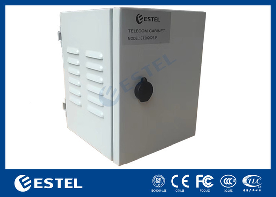 ET202025-P Outdoor Pole Mount Cabinet Dengan Satu Pintu Depan Din Rail Cabinet